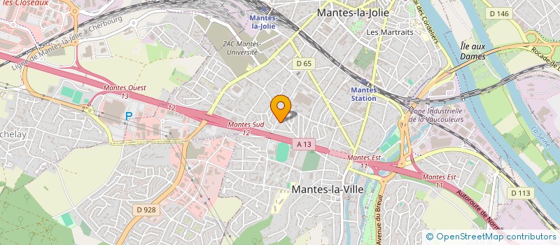 localisation de l'entreprise LAZA LAND à MANTES-LA-VILLE
