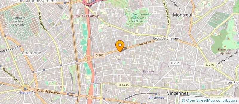 localisation de l'entreprise LAZAAL  MONTREUIL
