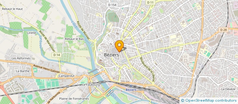 localisation de l'entreprise LAZAAR  BEZIERS