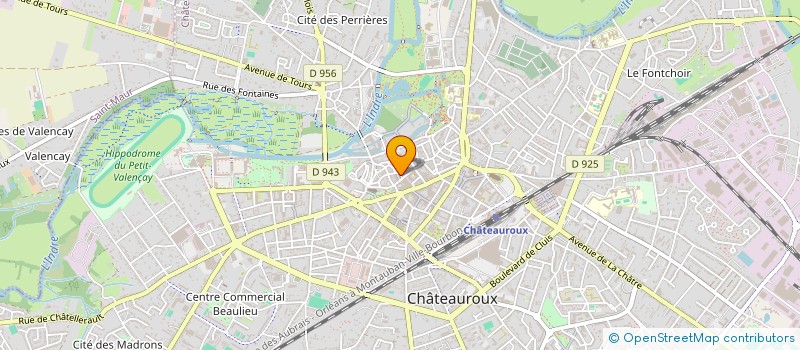 localisation de l'entreprise LAZAAR à CHATEAUROUX