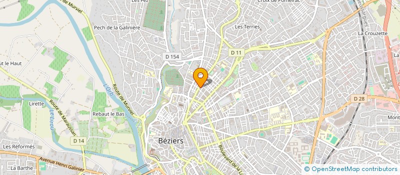 localisation de l'entreprise LAZAAR KAMEL à BEZIERS