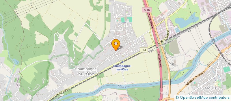 localisation de l'entreprise LAZAAR MUSIQUE  CHAMPAGNE-SUR-OISE