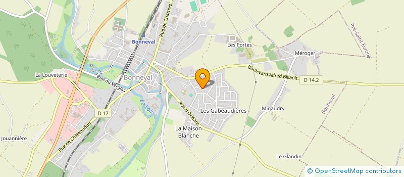 localisation de l'entreprise LAZAR BATIMENT à BONNEVAL