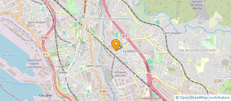 localisation de l'entreprise LAZAR FORAGE à MARSEILLE