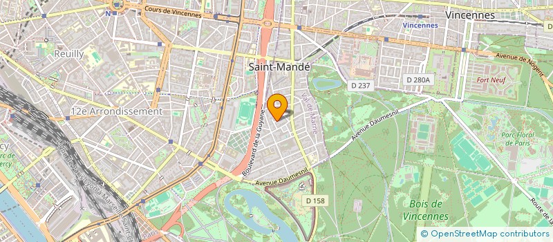 localisation de l'entreprise LAZARE à SAINT-MANDE