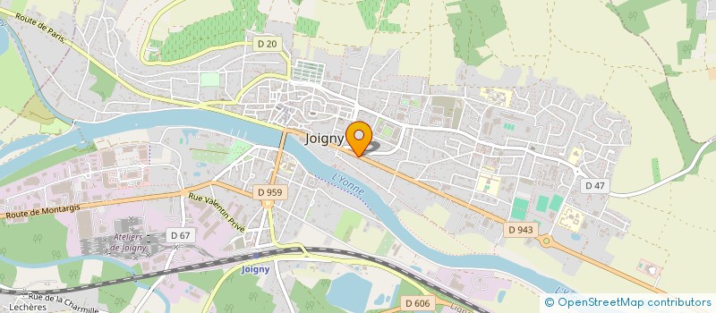 localisation de l'entreprise LAZARE  JOIGNY