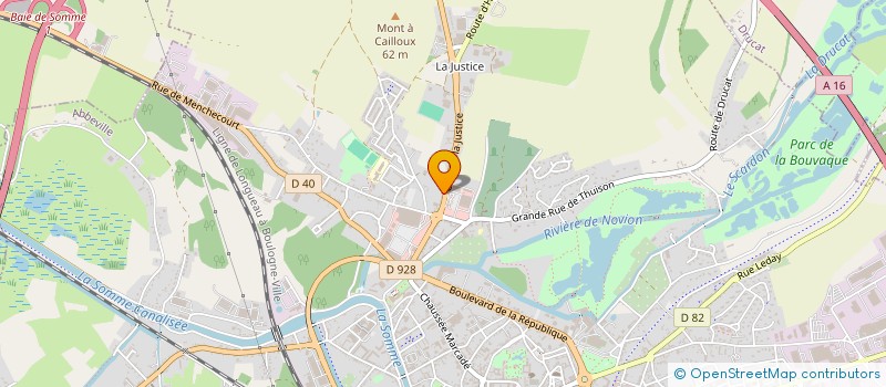 localisation de l'entreprise LAZARE à ABBEVILLE