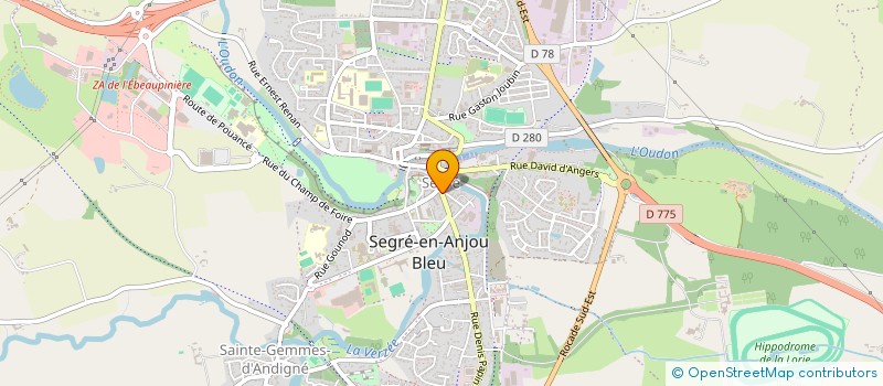 localisation de l'entreprise LAZARE CARNOT à SEGRE-EN-ANJOU BLEU