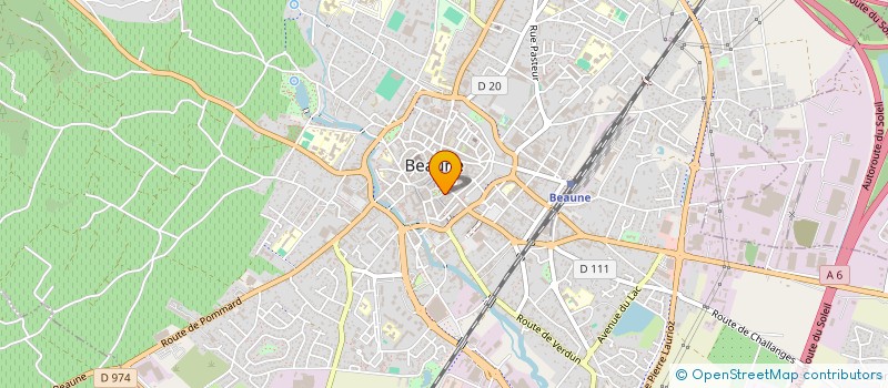 localisation de l'entreprise LAZARE CARNOT à BEAUNE