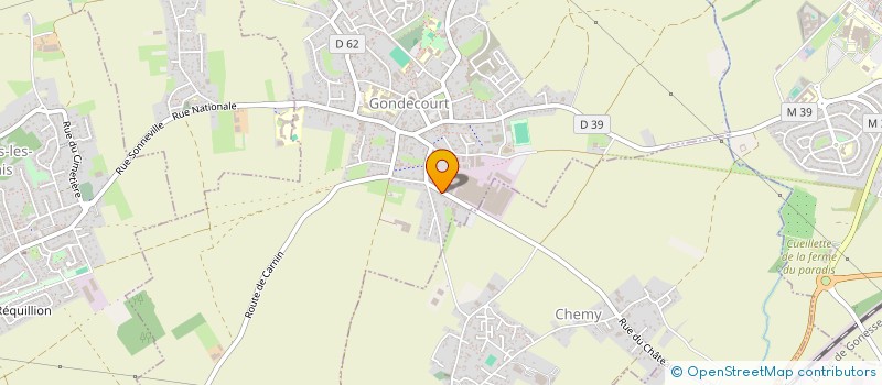 localisation de l'entreprise LAZARE & CO  GONDECOURT