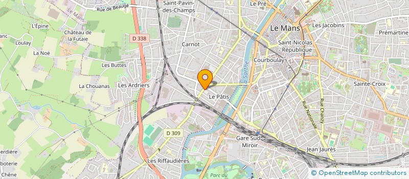 localisation de l'entreprise LAZARE COIFF  LE MANS