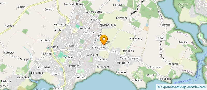 localisation de l'entreprise LAZARE CONSEIL  ARRADON