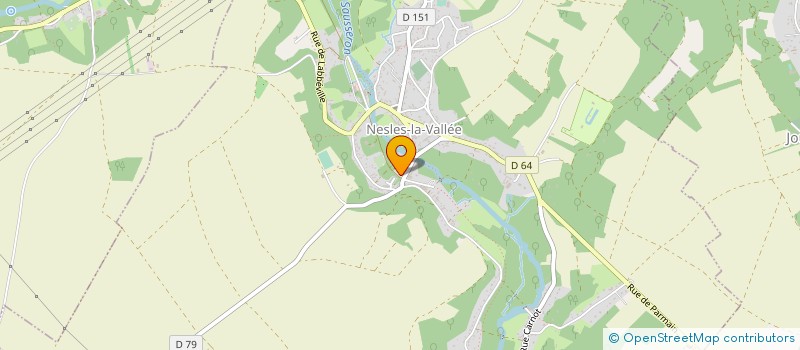 localisation de l'entreprise LAZARE ELECTRONIC à NESLES-LA-VALLEE