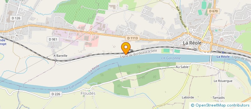 localisation de l'entreprise LAZARE GROUPE FLAYAC  LES ESSEINTES