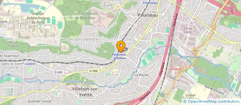 localisation de l'entreprise LAZARE HOCHE à PALAISEAU