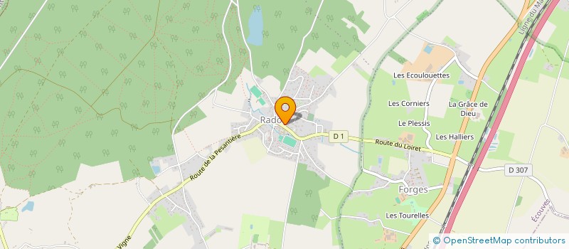 localisation de l'entreprise LAZARE HOLDING à ECOUVES