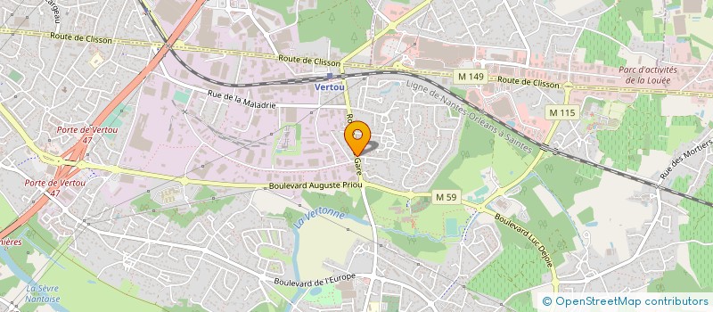 localisation de l'entreprise LAZARE HOLDING à VERTOU