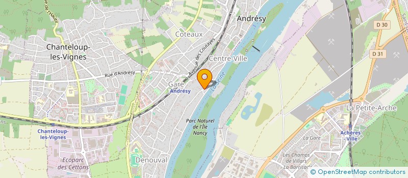 localisation de l'entreprise LAZARE18  ANDRESY