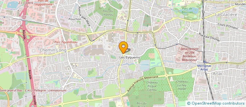 localisation de l'entreprise LAZARO  MERIGNAC