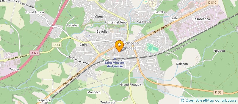 localisation de l'entreprise LAZARO à SAINT-VINCENT-DE-TYROSSE