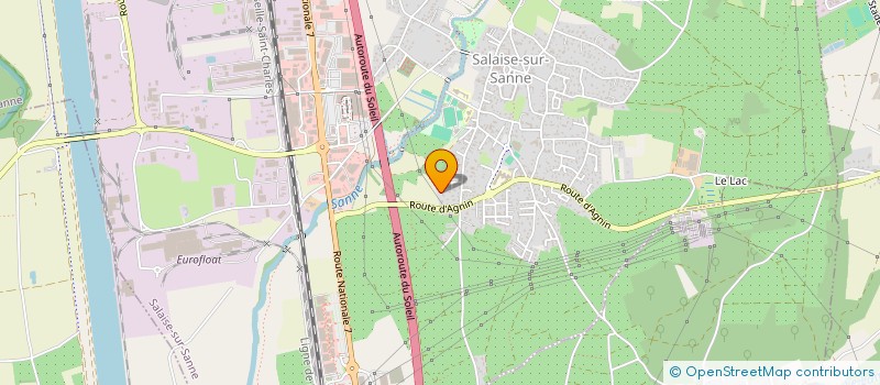 localisation de l'entreprise LAZARO  CHANAS