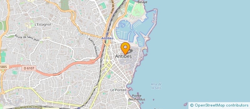 localisation de l'entreprise LAZARO  ANTIBES