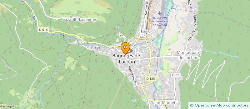 localisation de l'entreprise LAZARO FRERES à BAGNERES-DE-LUCHON