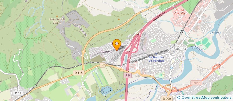 localisation de l'entreprise LAZARUS  LE BOULOU