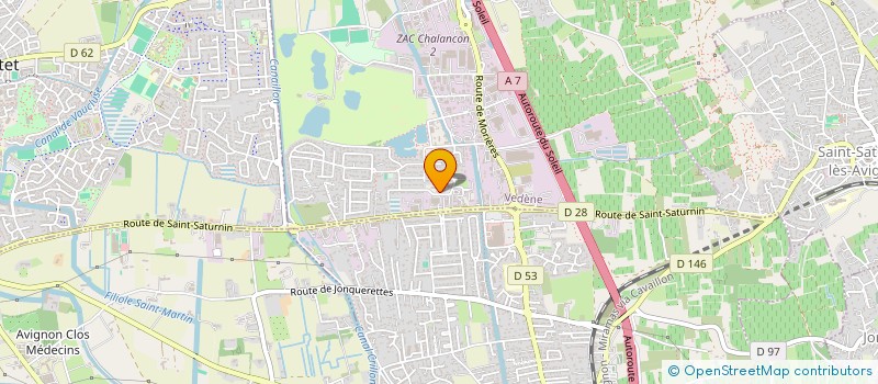 localisation de l'entreprise LAZBATIR à VEDENE