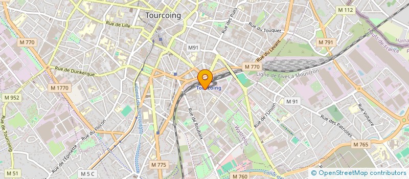 localisation de l'entreprise LAZEA ESTHETIC à TOURCOING