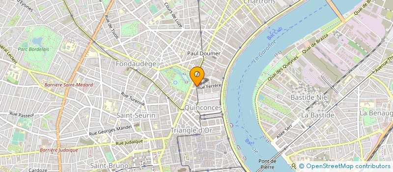 localisation de l'entreprise LAZEO MEDICAL BORDEAUX  BORDEAUX