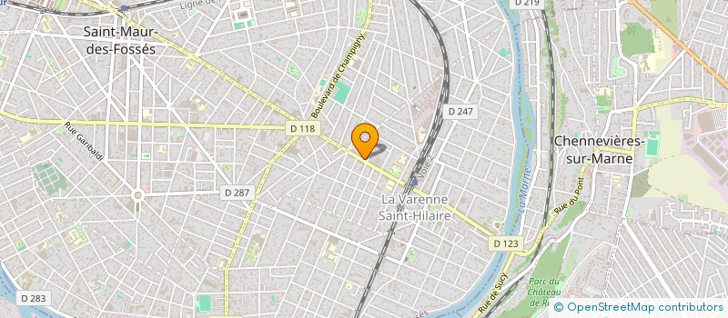 localisation de l'entreprise LAZEO MEDICAL LA VARENNE  SAINT-MAUR-DES-FOSSES