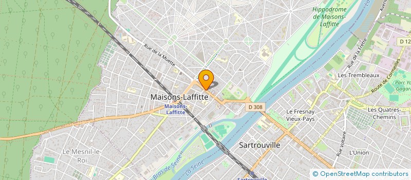 localisation de l'entreprise LAZEO MEDICAL MAISONS LAFFITTE  MAISONS-LAFFITTE