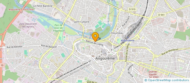 localisation de l'entreprise LAZER CAO à ANGOULEME