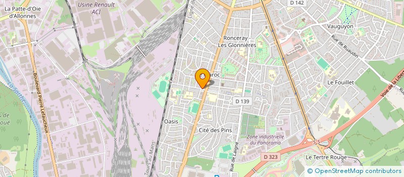 localisation de l'entreprise LAZER VTC  LE MANS