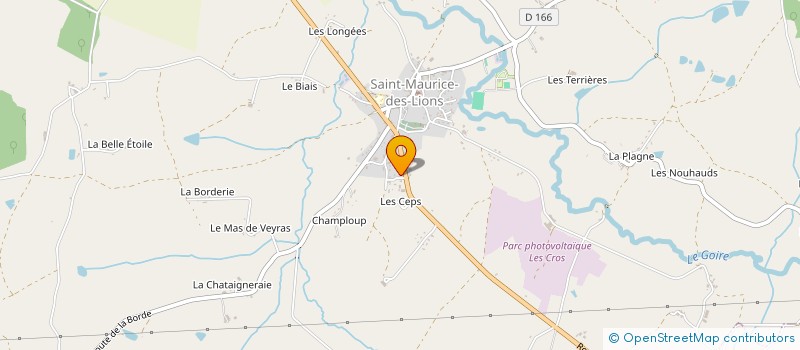 localisation de l'entreprise LAZEROPTIC à SAINT-MAURICE-DES-LIONS