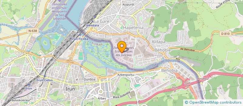 localisation de l'entreprise LAZETX à HENDAYE