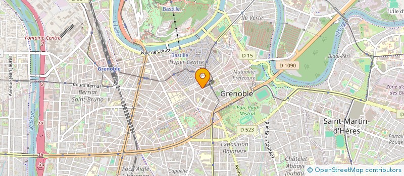 localisation de l'entreprise LAZIER TOURISME à GRENOBLE