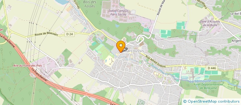 localisation de l'entreprise LAZIIN  MARCOUSSIS