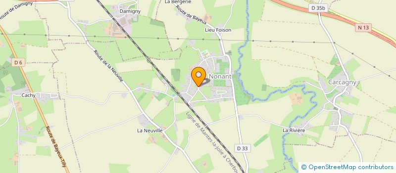 localisation de l'entreprise LAZIO  NONANT