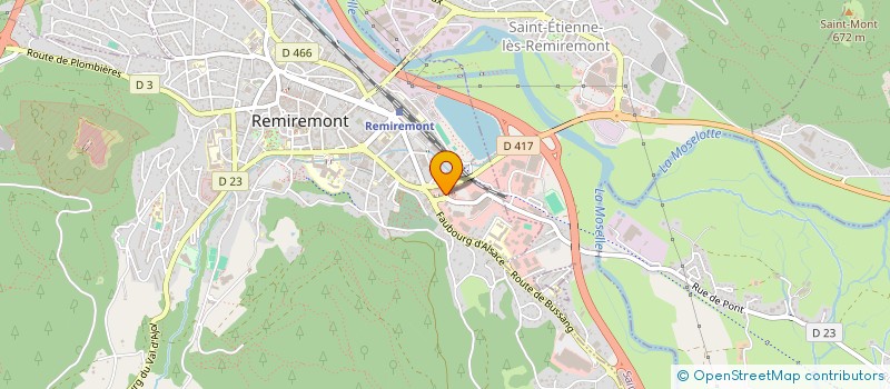 localisation de l'entreprise LAZIO  REMIREMONT