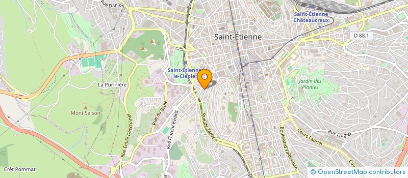 localisation de l'entreprise LAZIO EXPORT  SAINT-ETIENNE