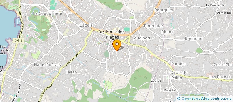 localisation de l'entreprise LAZIO FUTSAL FRANCE à SIX-FOURS-LES-PLAGES