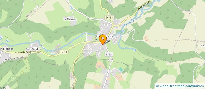 localisation de l'entreprise LAZO  FONTAINE-LE-BOURG