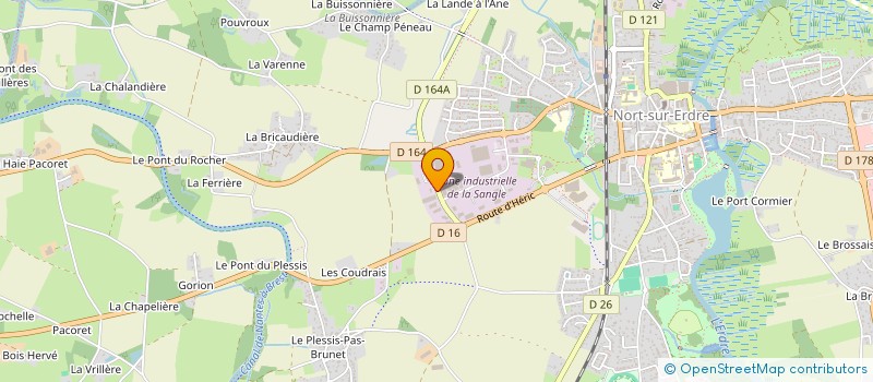 localisation de l'entreprise LAZO  NORT-SUR-ERDRE
