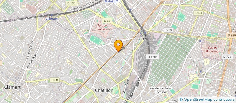 localisation de l'entreprise LAZRIM à CHATILLON