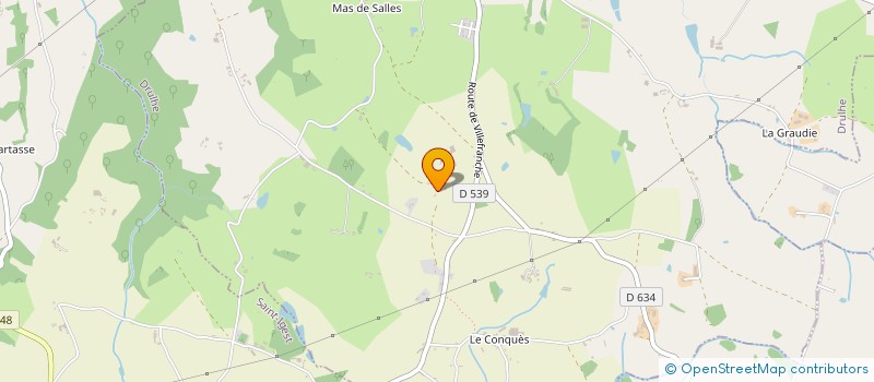 localisation de l'entreprise LAZUECH à DRULHE