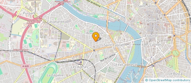 localisation de l'entreprise LAZULI à TOULOUSE