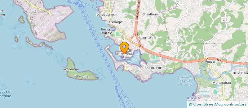 localisation de l'entreprise LAZULITE CARAIBES  POINTE-A-PITRE