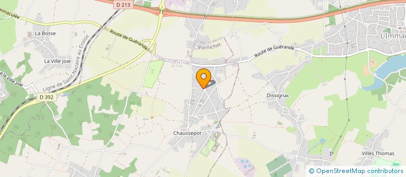 localisation de l'entreprise LAZULY à PORNICHET